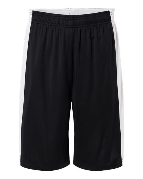 Team 365 Unisex Zone Performance Reversible Shorts - Image 2