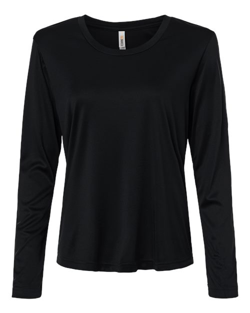 CORE365 Women's Capital Performance Long Sleeve T-Shirt - Image 3