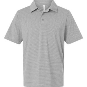 Alternative view of Team 365 Men's Relay Heathered Stripe Polo