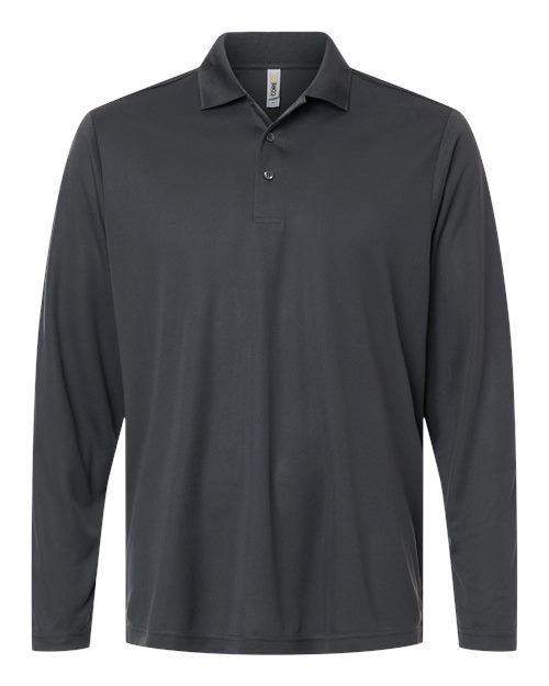 CORE365 Men's Nova Performance Long Sleeve Pique Polo - Image 3