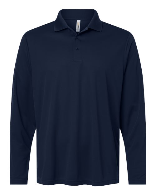 CORE365 Men's Nova Performance Long Sleeve Pique Polo - Image 4