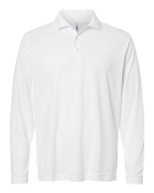CORE365 Men's Nova Performance Long Sleeve Pique Polo - Image 7