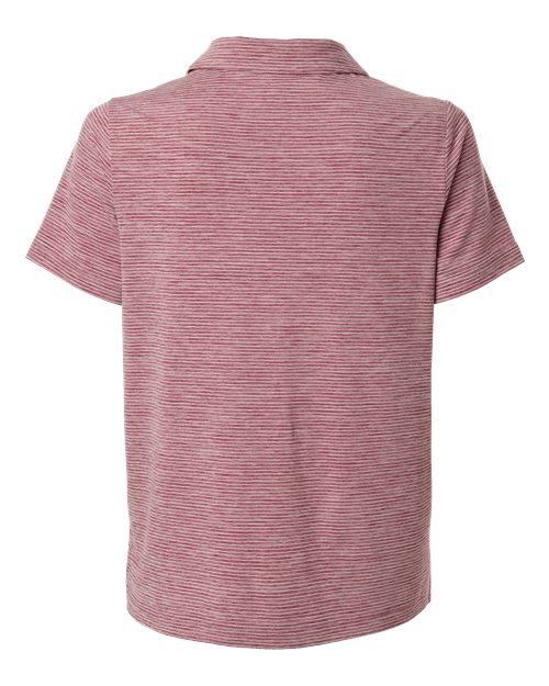Team 365 Women's Relay Heathered Stripe Polo - Image 12