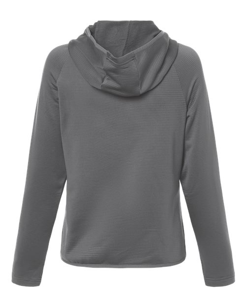Team 365 Women's Qualify Quarter-Zip Hooded Pullover - Image 9
