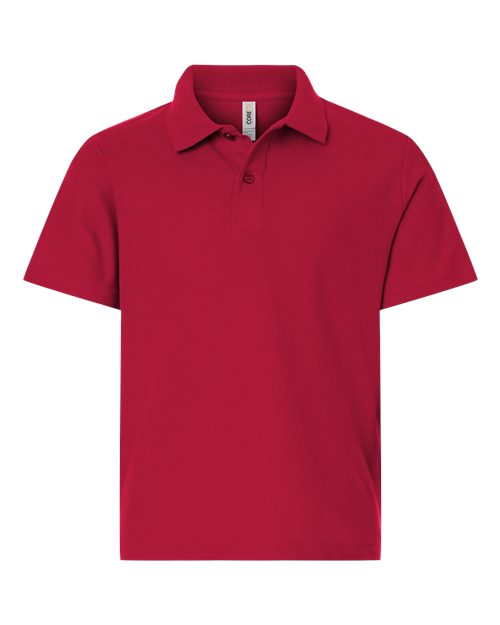 CORE365 Youth Resolve CVC Performance Pique Polo - Image 5