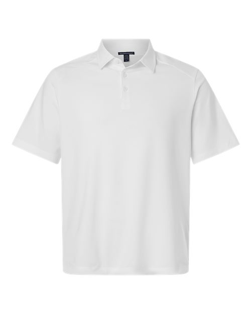 Devon & Jones Men's Seaton Pebble Textured Polo - Image 7