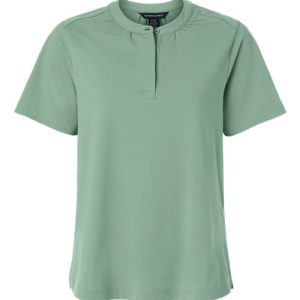 Alternative view of Devon & Jones Women's Seaton Pebble Textured Polo