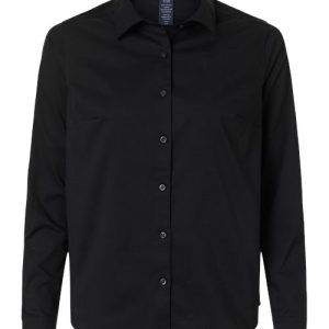 Alternative view of Devon & Jones Women's CrownLux Performance® Spencer Poplin Dress Shirt