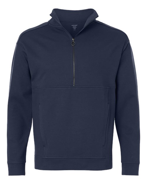 North End Men's Mantra Half-Zip Ottoman Pullover - Image 5