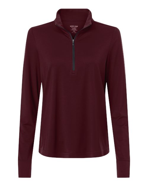 North End Women's JAQ Stretch Performance Quarter-Zip - Image 3