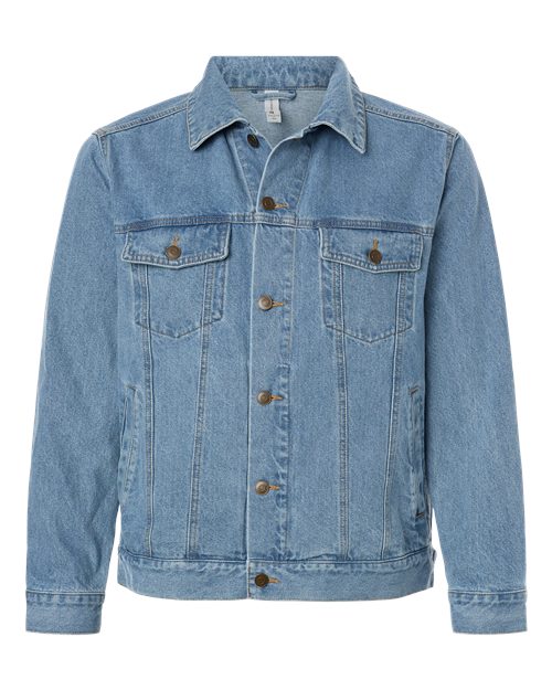 Harriton Unisex Cooper Denim Jacket - Image 3