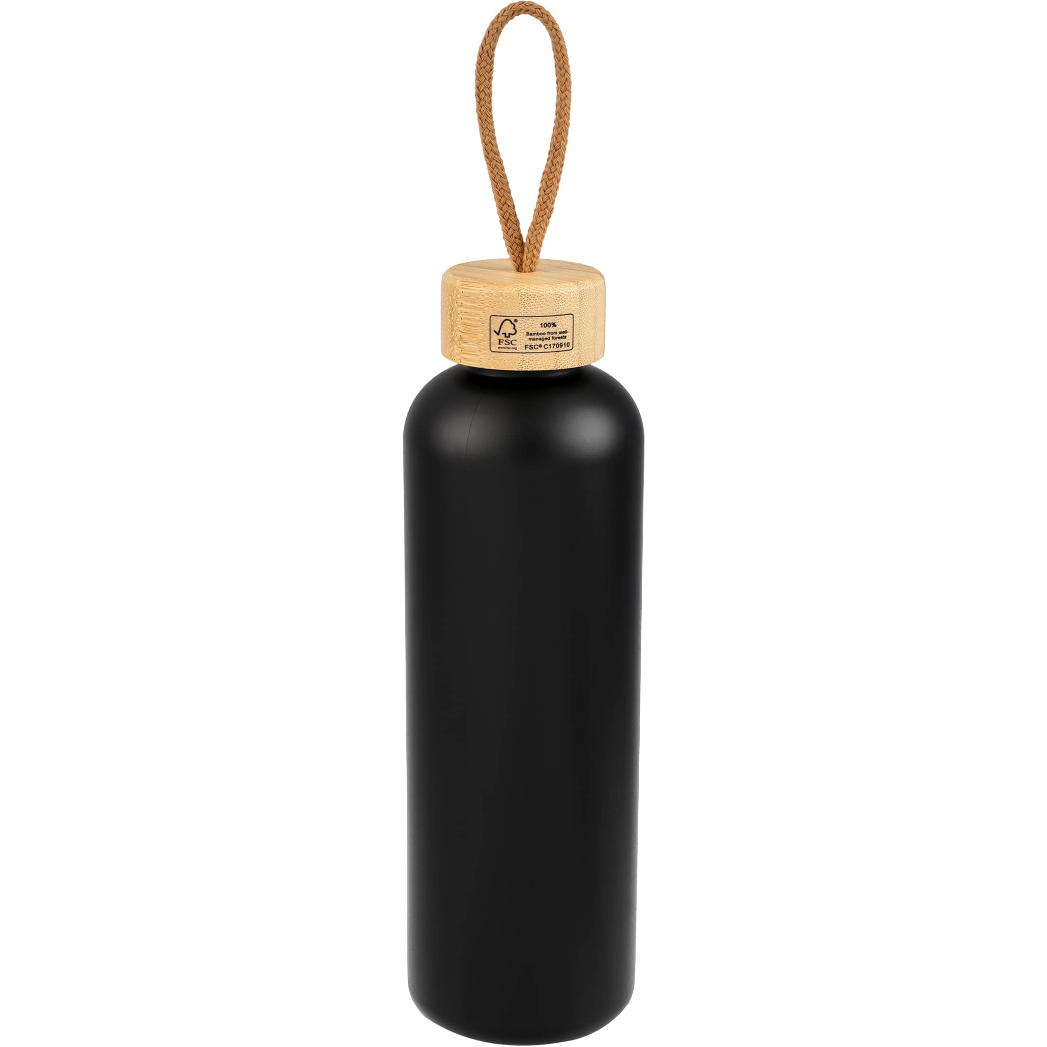 Tania Recycled Bottle w/ FSC® 100% Bamboo Lid 26oz - Image 3