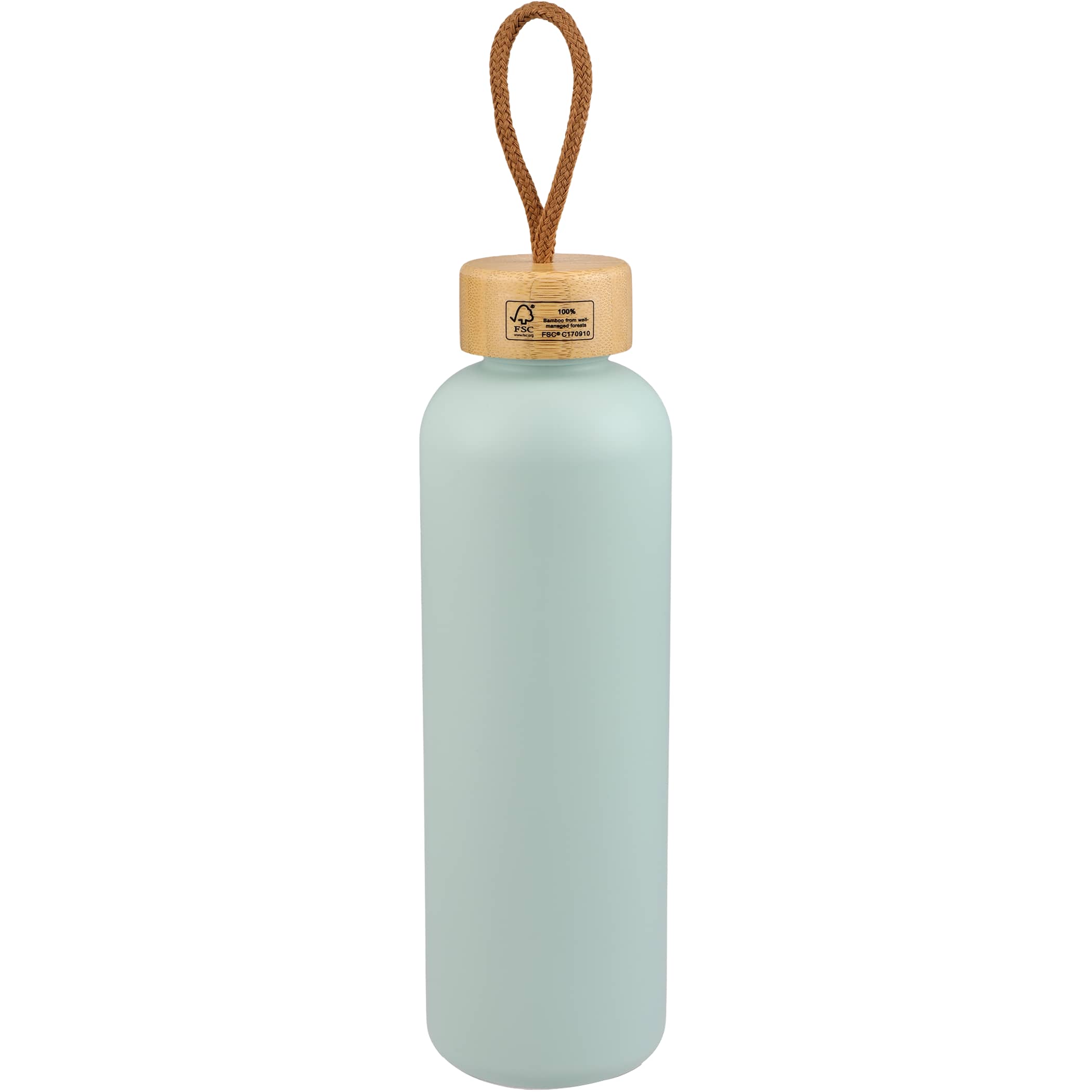 Tania Recycled Bottle w/ FSC® 100% Bamboo Lid 26oz - Image 5