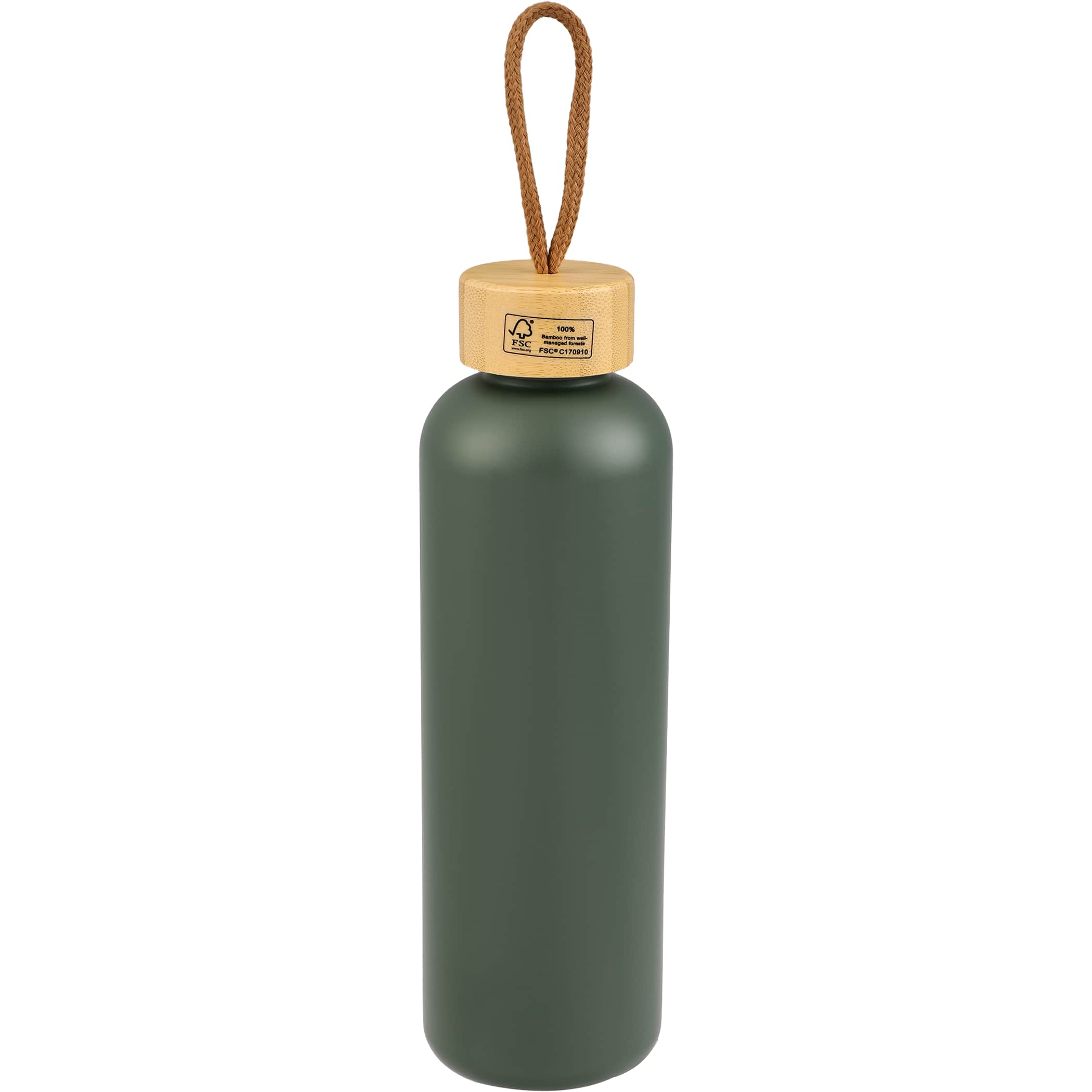 Tania Recycled Bottle w/ FSC® 100% Bamboo Lid 26oz - Image 4