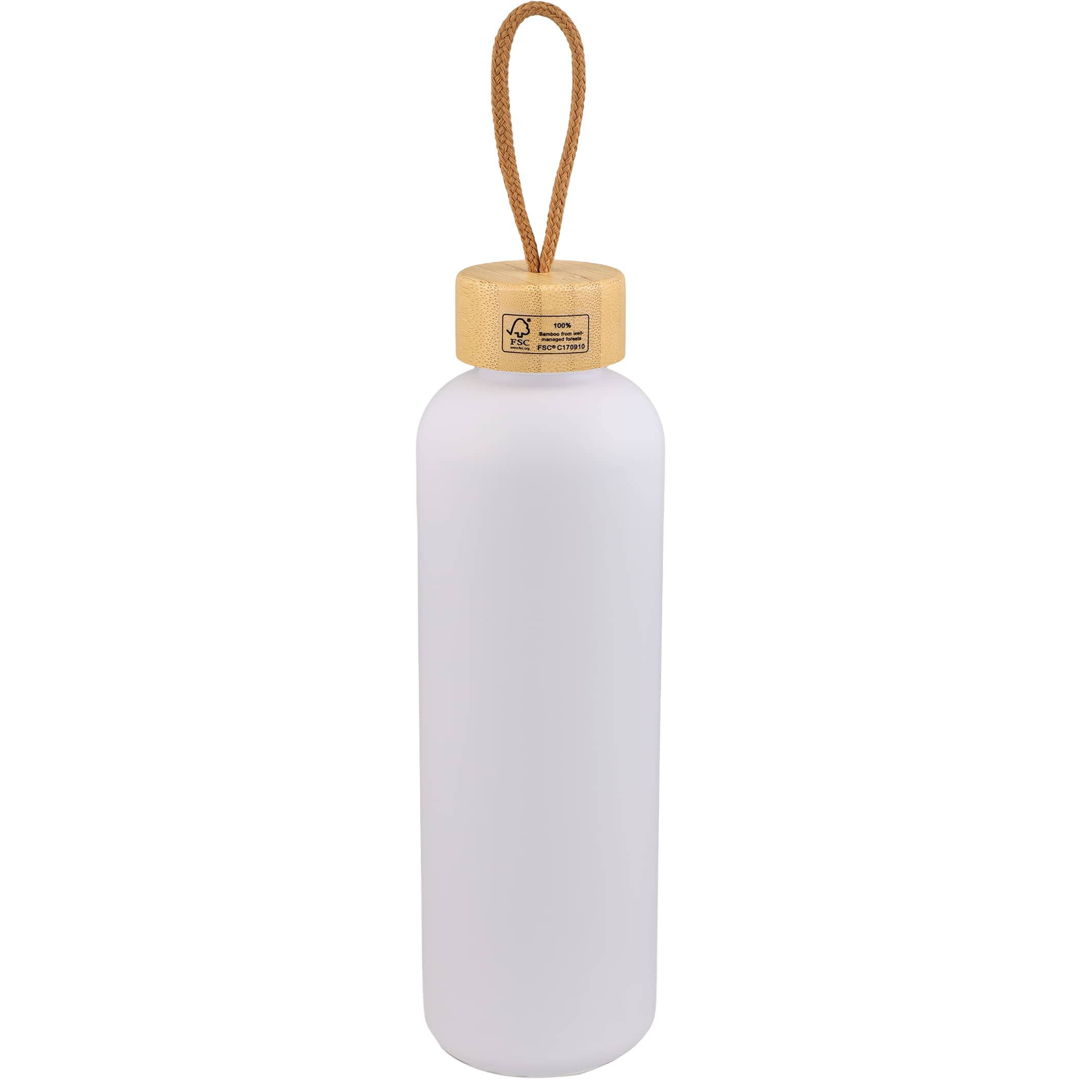 Tania Recycled Bottle w/ FSC® 100% Bamboo Lid 26oz