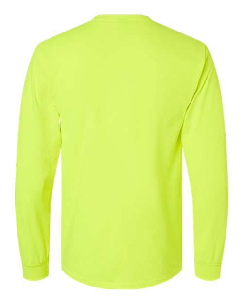 Gildan Unisex Ultra Cotton® Long Sleeve Pocket T-Shirt - Image 9