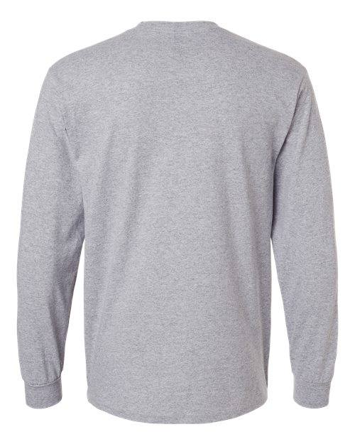 Gildan Unisex Ultra Cotton® Long Sleeve Pocket T-Shirt - Image 10
