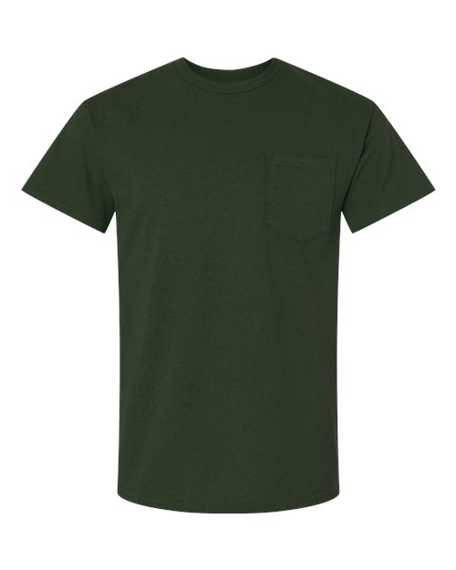 Gildan Unisex Ultra Cotton® Pocket T-Shirt - Image 4