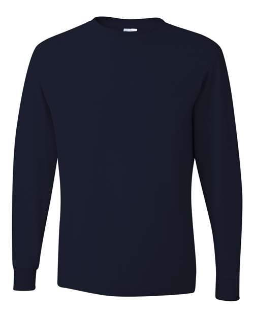 JERZEES Unisex Dri-Power® Long Sleeve 50/50 T-Shirt - Image 3