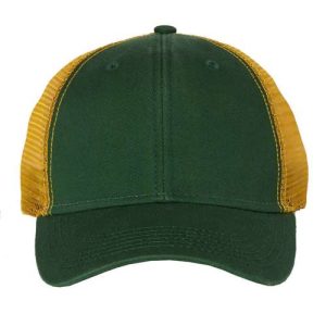 Alternative view of Valucap Bio-Washed Trucker Cap
