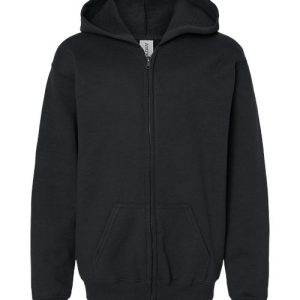 Alternative view of Gildan Youth Heavy Blend™ Full-Zip Hooded Sweatshirt