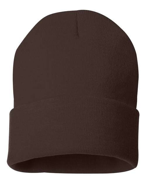 Sportsman 12" Solid Cuffed Beanie - Image 34