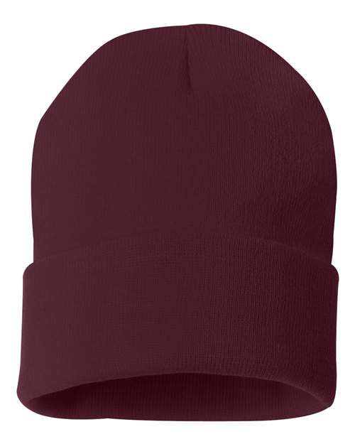 Sportsman 12" Solid Cuffed Beanie - Image 20
