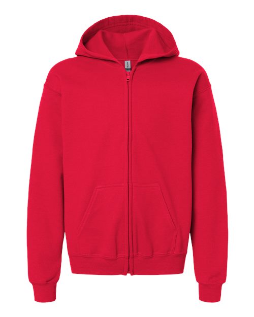 Gildan Youth Heavy Blend™ Full-Zip Hooded Sweatshirt - Image 4