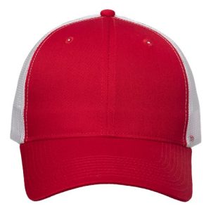 Alternative view of Valucap Mesh-Back Twill Trucker Cap