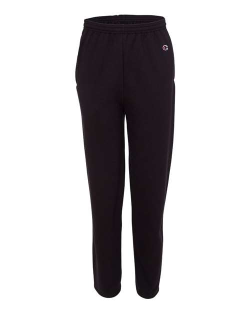 Champion Unisex Powerblend® Open-Bottom Sweatpants with Pockets - Image 2