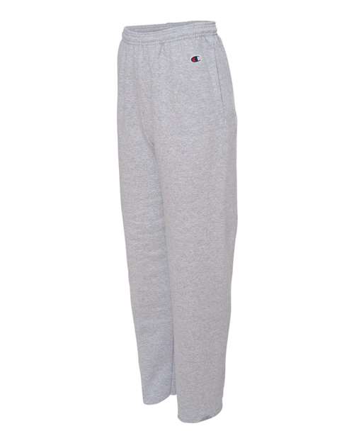 Champion Unisex Powerblend® Open-Bottom Sweatpants with Pockets - Image 6