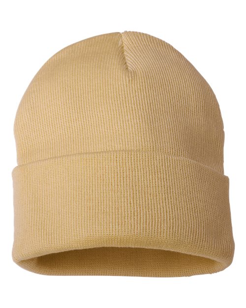 Sportsman 12" Solid Cuffed Beanie - Image 5