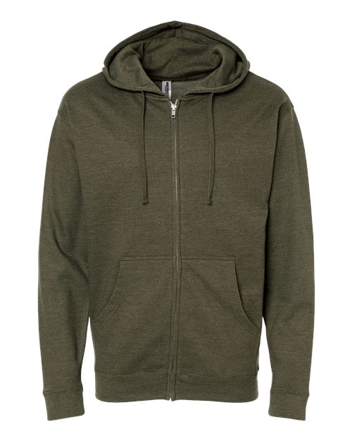 Independent Trading Co. Unisex Midweight Full-Zip Hooded Sweatshirt - Image 2