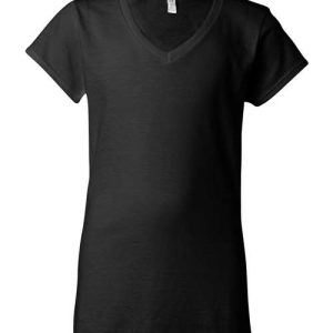Alternative view of Gildan Women's Softstyle® V-Neck T-Shirt