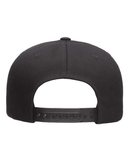 YP Classics Five-Panel Cotton Twill Snapback Cap - Image 8