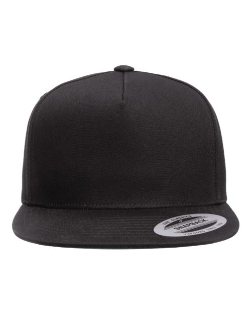 YP Classics Five-Panel Cotton Twill Snapback Cap - Image 2