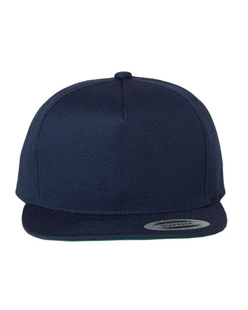 YP Classics Five-Panel Cotton Twill Snapback Cap - Image 4