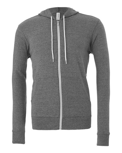 BELLA + CANVAS Unisex Sponge Fleece Full-Zip Hoodie Sweatshirt - Image 11
