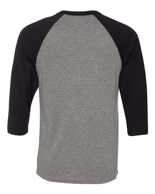 BELLA + CANVAS Unisex Three-Quarter Sleeve Baseball Tee - Image 8
