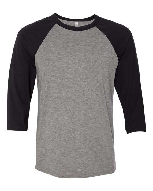 BELLA + CANVAS Unisex Three-Quarter Sleeve Baseball Tee - Image 2