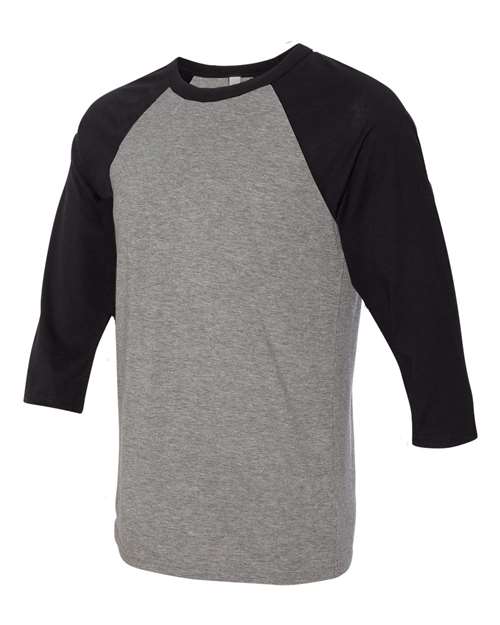 BELLA + CANVAS Unisex Three-Quarter Sleeve Baseball Tee - Image 5