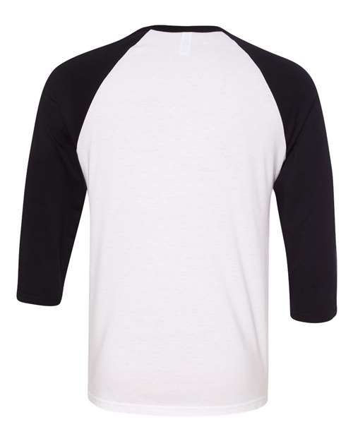 BELLA + CANVAS Unisex Three-Quarter Sleeve Baseball Tee - Image 9