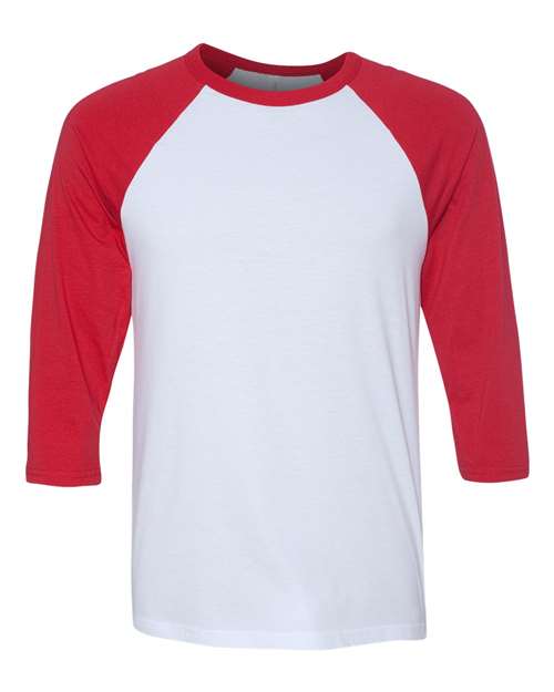 BELLA + CANVAS Unisex Three-Quarter Sleeve Baseball Tee - Image 4