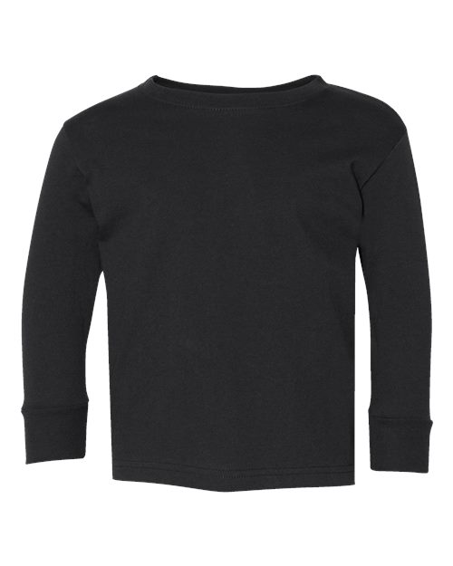 Rabbit Skins Toddler Fine Jersey Long Sleeve Tee - Image 2