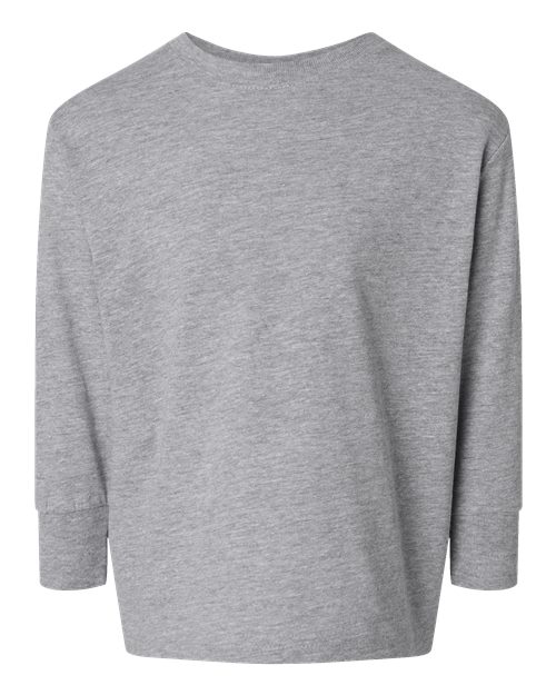 Rabbit Skins Toddler Fine Jersey Long Sleeve Tee - Image 3