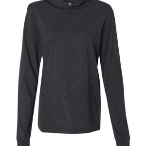 Alternative view of BELLA + CANVAS Unisex Jersey Hooded Long Sleeve Tee