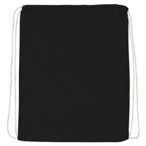 Alternative view of Q-Tees Economical Cotton Drawstring Bag