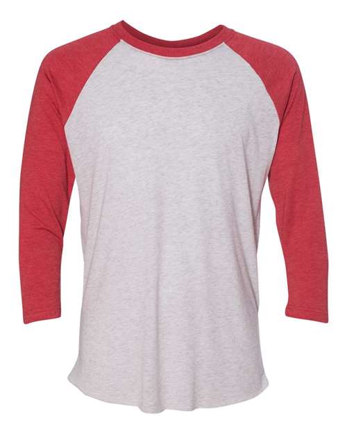 Next Level Unisex Triblend Three-Quarter Raglan T-Shirt - Image 12