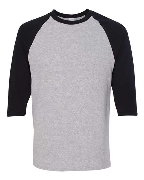Gildan Unisex Heavy Cotton™ Raglan Three-Quarter Sleeve T-Shirt - Image 2