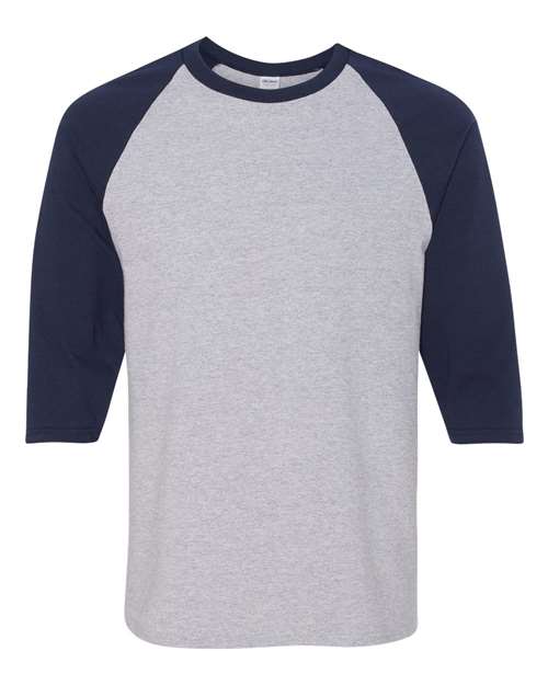 Gildan Unisex Heavy Cotton™ Raglan Three-Quarter Sleeve T-Shirt - Image 3